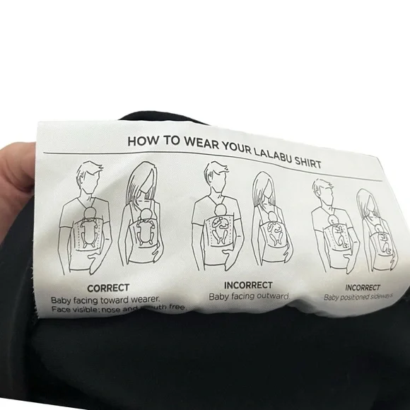 Lalabu Soothing Tank Top Black Shirt Baby Women’s Size Large - Picture 9 of 10